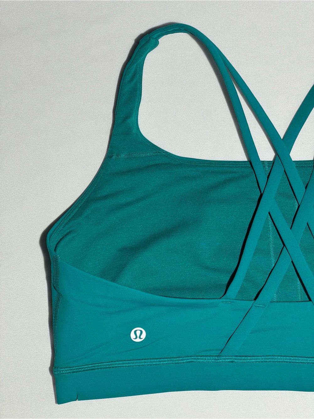 lululemon NWOT Energy Bra Sonic Teal Double-Strap Sports Bra - Picture 4 of 8